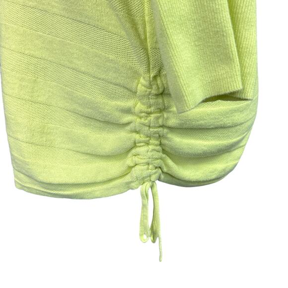 Lane Bryant 3/4 Sleeve V-Neck Sweater Plus Size 14/16 Yellow 100% Cotton - Picture 4 of 13